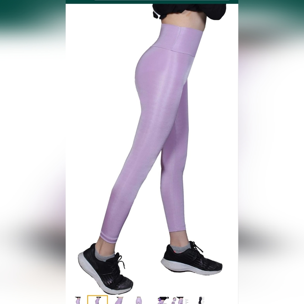 Womens High Waisted Rise Leggings Yoga, Gym Running Leggings